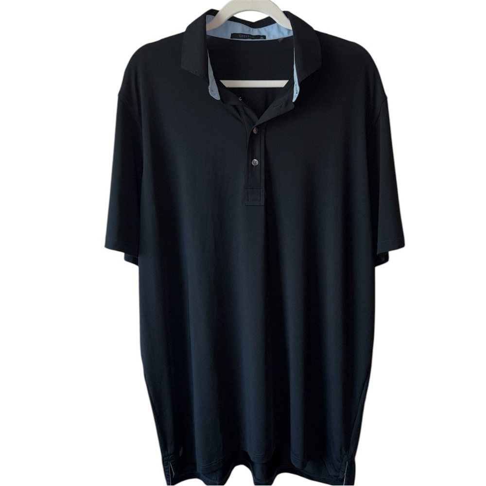 Greyson Charlotte Hornets Polo Shirt XL Black Performance Stretch Golf NBA